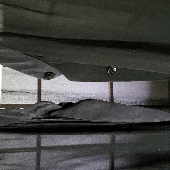 Sheer silk EILEEN FISHER button down blouse - Picture 2 of 3